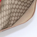 GUCCI GG Supreme Web Sherry Line Tote Bag PVC Beige Gold 40 02 003 Auth 196434-18
