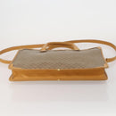 GUCCI Micro GG Hand Bag PVC Leather 2way Beige Gold Tone 015 1080025 Auth 196435-5