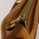 GUCCI Micro GG Hand Bag PVC Leather 2way Beige Gold Tone 015 1080025 Auth 196435-10