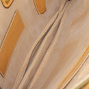 GUCCI Micro GG Hand Bag PVC Leather 2way Beige Gold Tone 015 1080025 Auth 196435-11