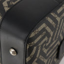 GUCCI GG Supreme GG Caleido Boston Bag PVC 2way Beige Black 406380 Auth 196436SAM-17
