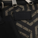 GUCCI GG Supreme GG Caleido Boston Bag PVC 2way Beige Black 406380 Auth 196436SAM-19