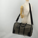 GUCCI GG Supreme GG Caleido Boston Bag PVC 2way Beige Black 406380 Auth 196436SAM-27