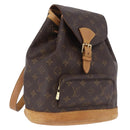 LOUIS VUITTON Monogram Montsouris MM Backpack M51136 LV Auth 196437A-1