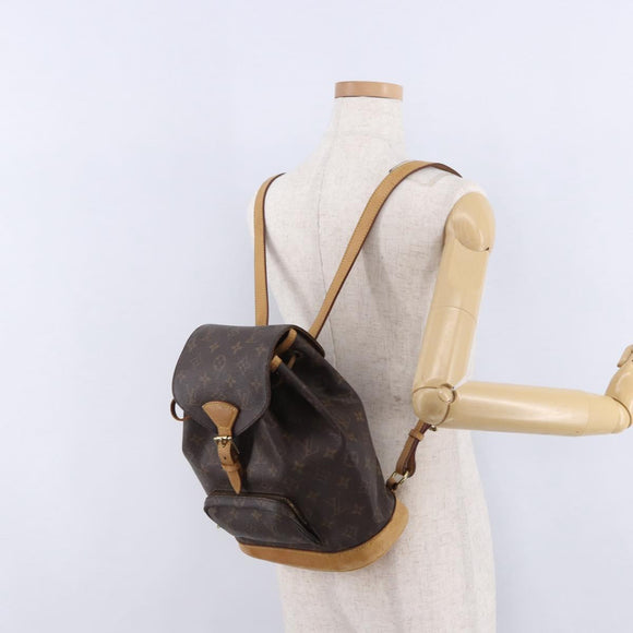LOUIS VUITTON Monogram Montsouris MM Backpack M51136 LV Auth 196437A