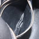CELINE Luggage Micro Shopper Hand Bag Leather White Gold Tone Auth 196440A-22