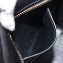 CELINE Luggage Micro Shopper Hand Bag Leather White Gold Tone Auth 196440A-23