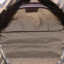 FENDI Zucca Canvas Mamma Baguette Shoulder Bag Brown Black Auth 196441V-10