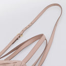 Miu Miu Matelasse Tote Bag Leather 2way Pink Gold Tone Auth 196443M-14