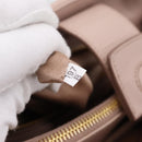 Miu Miu Matelasse Tote Bag Leather 2way Pink Gold Tone Auth 196443M-12