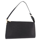 LOUIS VUITTON Epi Pochette Accessoires Accessory Pouch Black M52982 Auth 196446A-1
