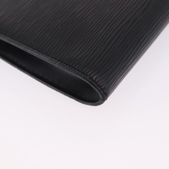 LOUIS VUITTON Epi Pochette Accessoires Accessory Pouch Black M52982 Auth 196446A