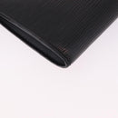 LOUIS VUITTON Epi Pochette Accessoires Accessory Pouch Black M52982 Auth 196446A-16