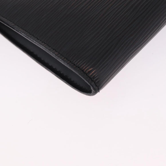 LOUIS VUITTON Epi Pochette Accessoires Accessory Pouch Black M52982 Auth 196446A