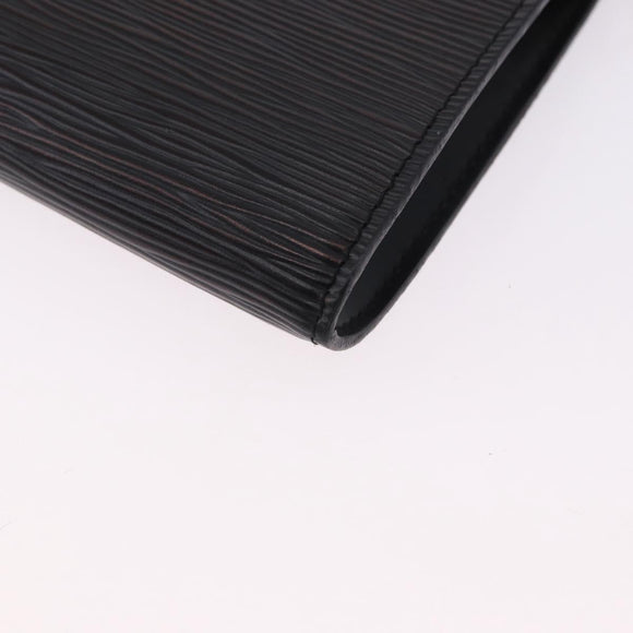LOUIS VUITTON Epi Pochette Accessoires Accessory Pouch Black M52982 Auth 196446A