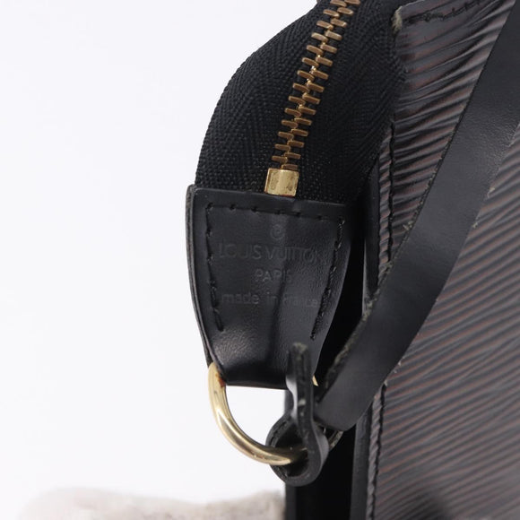 LOUIS VUITTON Epi Pochette Accessoires Accessory Pouch Black M52982 Auth 196446A