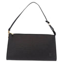 LOUIS VUITTON Epi Pochette Accessoires Accessory Pouch Black M52982 Auth 196446A-13