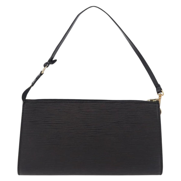 LOUIS VUITTON Epi Pochette Accessoires Accessory Pouch Black M52982 Auth 196446A