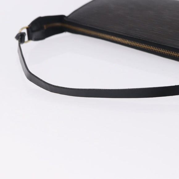LOUIS VUITTON Epi Pochette Accessoires Accessory Pouch Black M52982 Auth 196446A