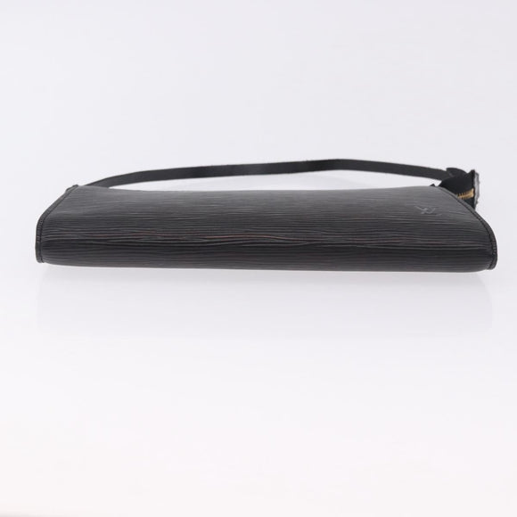 LOUIS VUITTON Epi Pochette Accessoires Accessory Pouch Black M52982 Auth 196446A