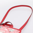 GUCCI x Higuchi Yuuko Hand Bag PVC 2way Red 630542 Auth 196451M-15