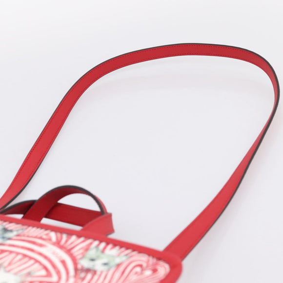 GUCCI x Higuchi Yuuko Hand Bag PVC 2way Red 630542 Auth 196451M