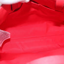 GUCCI x Higuchi Yuuko Hand Bag PVC 2way Red 630542 Auth 196451M-10