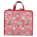 GUCCI x Higuchi Yuuko Hand Bag PVC 2way Red 630542 Auth 196451M-13