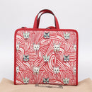 GUCCI x Higuchi Yuuko Hand Bag PVC 2way Red 630542 Auth 196451M-12