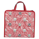 GUCCI x Higuchi Yuuko Hand Bag PVC 2way Red 630542 Auth 196451M-2