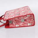 GUCCI x Higuchi Yuuko Hand Bag PVC 2way Red 630542 Auth 196451M-3