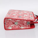 GUCCI x Higuchi Yuuko Hand Bag PVC 2way Red 630542 Auth 196451M-4