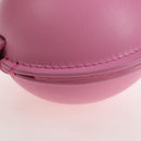 LOEWE Balloon Pouch Leather Pink Auth 196452M-13