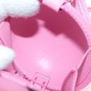 LOEWE Balloon Pouch Leather Pink Auth 196452M-22