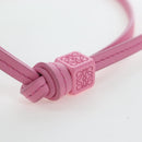 LOEWE Balloon Pouch Leather Pink Auth 196452M-8