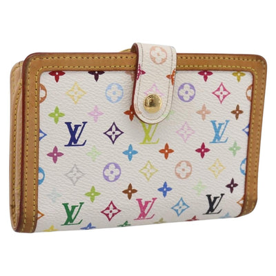 LOUIS VUITTON Multicolor Porte Monnaie Viennois Wallet M92987 LV Auth 196454A
