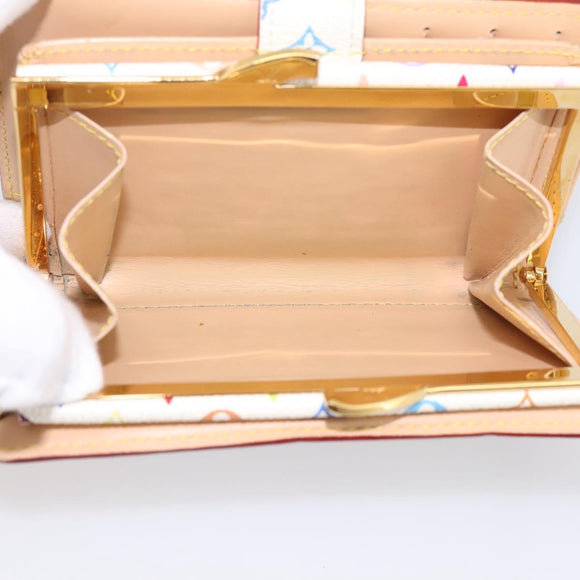 LOUIS VUITTON Multicolor Porte Monnaie Viennois Wallet M92987 LV Auth 196454A