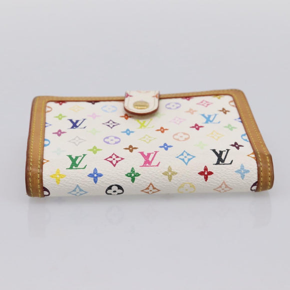 LOUIS VUITTON Multicolor Porte Monnaie Viennois Wallet M92987 LV Auth 196454A
