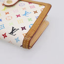 LOUIS VUITTON Multicolor Porte Monnaie Viennois Wallet M92987 LV Auth 196454A-7