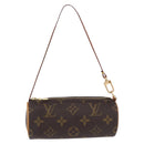 LOUIS VUITTON Monogram Papillon Pouch LV Auth 196456V-13