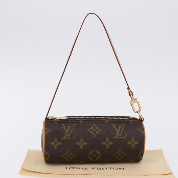 LOUIS VUITTON Monogram Papillon Pouch LV Auth 196456V