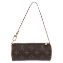 LOUIS VUITTON Monogram Papillon Pouch LV Auth 196456V-2