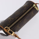 LOUIS VUITTON Monogram Papillon Pouch LV Auth 196456V-6
