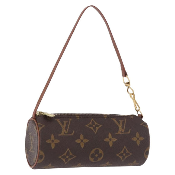 LOUIS VUITTON Monogram Papillon Pouch LV Auth 196457