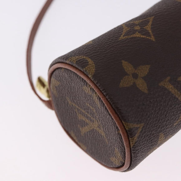 LOUIS VUITTON Monogram Papillon Pouch LV Auth 196457