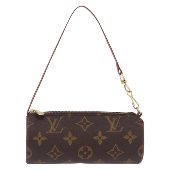 LOUIS VUITTON Monogram Papillon Pouch LV Auth 196457