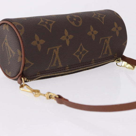 LOUIS VUITTON Monogram Papillon Pouch LV Auth 196457