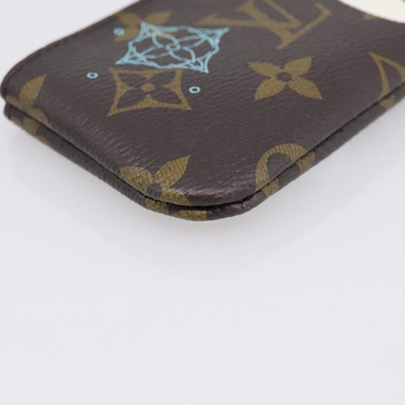 LOUIS VUITTON Monogram Vivienne Pochette Cles Coin Purse M12229 LV Auth 196459M