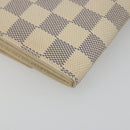 LOUIS VUITTON Damier Azur Portefeuille Sarah Long Wallet N61735 LV Auth 196461V-16