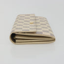 LOUIS VUITTON Damier Azur Portefeuille Sarah Long Wallet N61735 LV Auth 196461V-4